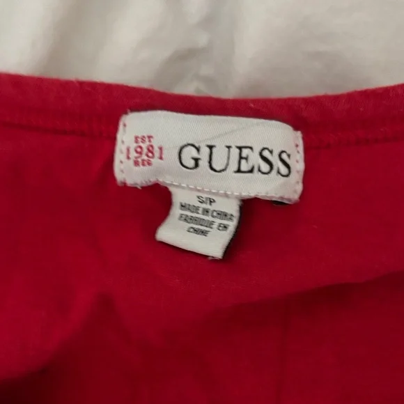 GUESS Red Shirt - Picture 2 of 2
